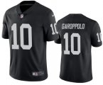 Cheap Men's Las Vegas Raiders #10 Jimmy Garoppolo Black Vapor Untouchable Stitched Football Jersey