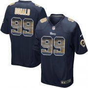 Wholesale Cheap Nike Rams #99 Aaron Donald Navy Blue Team Color Men's Stitched NFL Limited Strobe Jersey