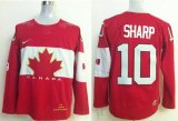Wholesale Cheap Olympic 2014 CA. #10 Patrick Sharp Red Stitched NHL Jersey