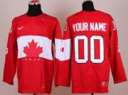 Wholesale Cheap Team Canada 2014 Olympic Red Personalized Authentic NHL Jersey (S-3XL)