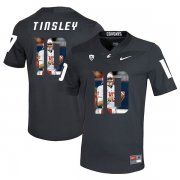 Wholesale Cheap Washington State Cougars 10 Trey Tinsley Black Fashion College Football Jersey