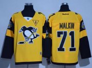 Wholesale Cheap Penguins #71 Evgeni Malkin Gold 2017 Stadium Series Stitched NHL Jersey