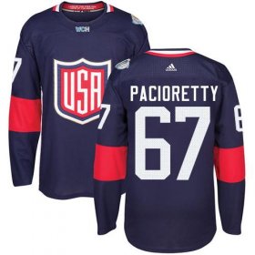 Wholesale Cheap Team USA #67 Max Pacioretty Navy Blue 2016 World Cup Stitched Youth NHL Jersey