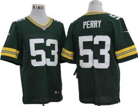 Wholesale Cheap Nike Packers #53 Nick Perry Green Team Color Men\'s Stitched NFL Elite Jersey