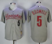 Wholesale Cheap Astros #5 Jeff Bagwell Grey 2006 Turn Back The Clock Stitched MLB Jersey
