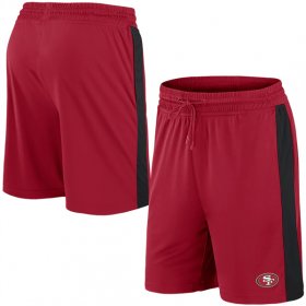 Wholesale Cheap Men\'s San Francisco 49ers Red Performance Shorts