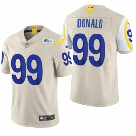 Wholesale Cheap Los Angeles Rams #99 Aaron Donald Men\'s Nike Bone 2020 Vapor Untouchable Limited NFL Jersey