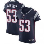 Wholesale Cheap Nike Patriots #53 Kyle Van Noy Navy Blue Team Color Men's Stitched NFL Vapor Untouchable Elite Jersey
