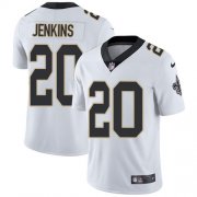 Wholesale Cheap Nike Saints #20 Janoris Jenkins White Men's Stitched NFL Vapor Untouchable Limited Jersey
