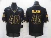 Wholesale Cheap Men's Arizona Cardinals #40 Pat Tillman Black Gold 2020 Salute To Service Stitched NFL Nike Limited Jersey