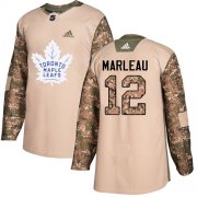 Wholesale Cheap Adidas Maple Leafs #12 Patrick Marleau Camo Authentic 2017 Veterans Day Stitched NHL Jersey