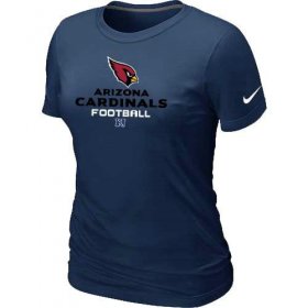 Wholesale Cheap Women\'s Nike Arizona Cardinals Critical Victory NFL T-Shirt Dark Blue