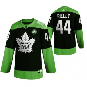 Wholesale Cheap Toronto Maple Leafs #44 Morgan Rielly Men\'s Adidas Green Hockey Fight nCoV Limited NHL Jersey