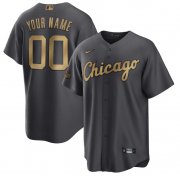 Wholesale Cheap Men's Chicago White Sox Active Player Custom Charcoal 2022 All-Star Cool Base Stitched Baseball Jersey