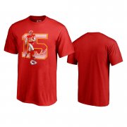 Wholesale Cheap Kansas City Chiefs #15 Patrick Mahomes Red Men's Player Graphic Powerhouse T-Shirt