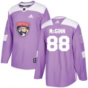 Wholesale Cheap Adidas Panthers #88 Jamie McGinn Purple Authentic Fights Cancer Stitched NHL Jersey