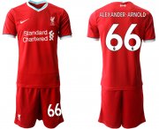 Wholesale Cheap Men 2020-2021 club Liverpool home 66 red Soccer Jerseys