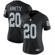 Wholesale Cheap Women's Las Vegas Raiders #20 Damon Arnette Limited Black Team Color Vapor Untouchable Jersey