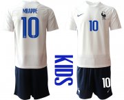 Wholesale Cheap 2021 France away Youth 10 soccer jerseys