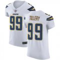 Wholesale Cheap Nike Chargers #99 Jerry Tillery White Men's Stitched NFL Vapor Untouchable Elite Jersey