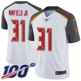 Wholesale Cheap Nike Buccaneers #31 Antoine Winfield Jr. White Youth Stitched NFL 100th Season Vapor Untouchable Limited Jersey