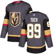 Wholesale Cheap Adidas Golden Knights #89 Alex Tuch Grey Home Authentic Stitched Youth NHL Jersey
