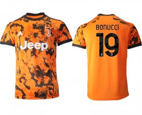 Wholesale Cheap Men 2020-2021 club Juventus Second away aaa version 19 orange Soccer Jerseys