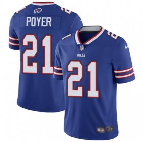 Wholesale Cheap Men\'s Buffalo Bills #21 Jordan Poyer Blue Vapor Untouchable Limited Stitched NFL Jersey