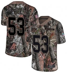 Wholesale Cheap Nike Bengals #53 Billy Price Camo Men\'s Stitched NFL Limited Rush Realtree Jersey