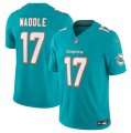 Cheap Youth Miami Dolphins #17 Jaylen Waddle Aqua 2023 F.U.S.E Vapor Limited Football Stitched Jersey
