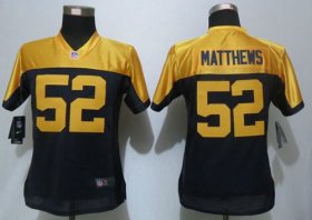Wholesale Cheap Nike Packers #52 Clay Matthews Navy Blue Alternate Women\'s Stitched NFL New Limited Jersey