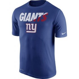 Wholesale Cheap Men\'s New York Giants Nike Royal Blue Legend Staff Practice Performance T-Shirt