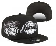 Wholesale Cheap Los Angeles Lakers Stitched Snapback 75th Anniversary Hats 065