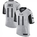 Wholesale Cheap Nike Falcons #11 Julio Jones Gray Men's Stitched NFL Limited Gridiron Gray II Jersey
