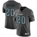Wholesale Cheap Nike Eagles #20 Brian Dawkins Gray Static Men's Stitched NFL Vapor Untouchable Limited Jersey