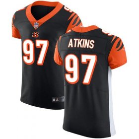 Wholesale Cheap Nike Bengals #97 Geno Atkins Black Team Color Men\'s Stitched NFL Vapor Untouchable Elite Jersey