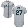 Wholesale Cheap Mariners #27 Ryon Healy Grey Flexbase Authentic Collection Stitched MLB Jersey