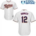 Wholesale Cheap Twins #12 Jake Odorizzi White Cool Base Stitched Youth MLB Jersey