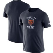 Wholesale Cheap Chicago Bears Nike Sideline Local Performance T-Shirt Navy