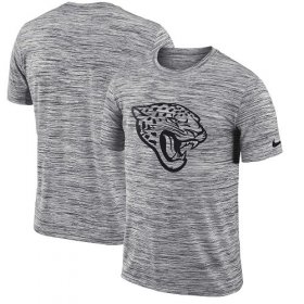 Wholesale Cheap Men\'s Jacksonville Jaguars Nike Heathered Black Sideline Legend Velocity Travel Performance T-Shirt