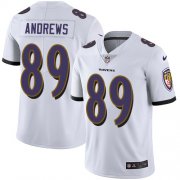 Wholesale Cheap Nike Ravens #89 Mark Andrews White Men's Stitched NFL Vapor Untouchable Limited Jersey