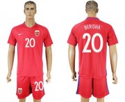 Wholesale Cheap Norway #20 Berisha Home Soccer Country Jersey