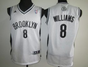 Wholesale Cheap Brooklyn Nets #8 Deron Williams White Swingman Jersey