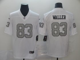 Wholesale Cheap Men\'s Oakland Raiders #83 Darren Waller White Color Rush Limited Stitched NFL Jersey