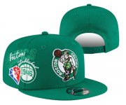 Wholesale Cheap Boston Celtics Stitched Snapback 75th Anniversary Hats 027