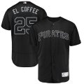 Wholesale Cheap Pittsburgh Pirates #25 Gregory Polanco El Coffee Majestic 2019 Players' Weekend Flex Base Authentic Player Jersey Black