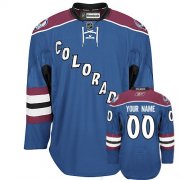 Wholesale Cheap Avalanche Third Personalized Authentic Blue NHL Jersey (S-3XL)