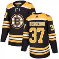 Wholesale Cheap Adidas Bruins #37 Patrice Bergeron Black Home Authentic Youth Stitched NHL Jersey