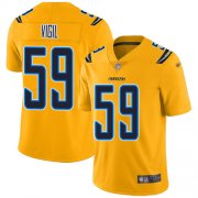 Wholesale Cheap Nike Chargers #59 Nick Vigil Gold Men's Stitched NFL Limited Inverted Legend Jersey