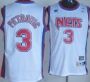 Wholesale Cheap New Jersey Nets #3 Drazen Petrovic White Throwback Swingman Jersey